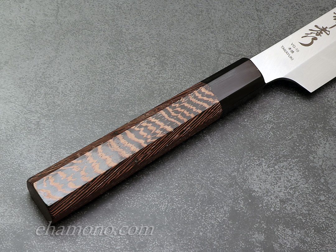 堺孝行 V金10号（VG10）本焼昇竜 飛燕切付柳刃300