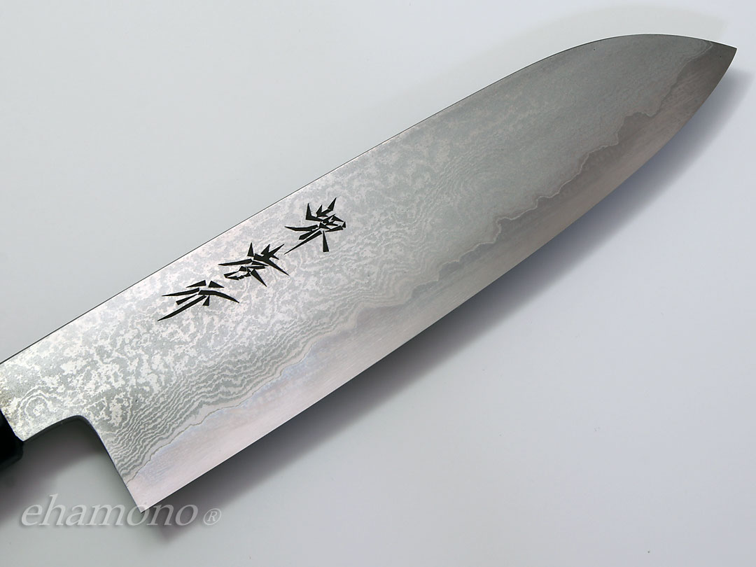 ダマスカス銀三鋼割込 和三徳包丁180