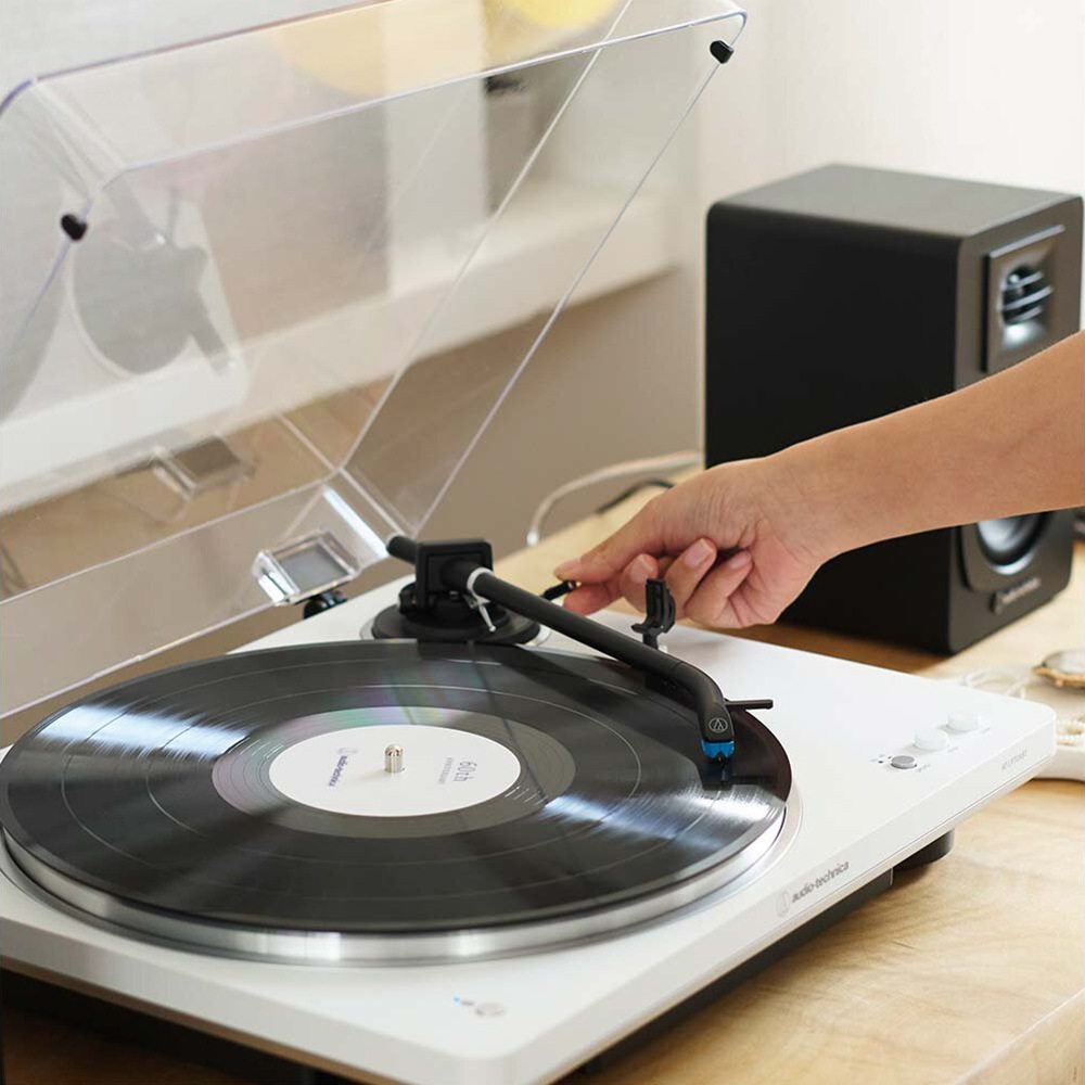 audio-technica - AT-LP70XBT/WS（ホワイト/シルバー）Bluetooth対応