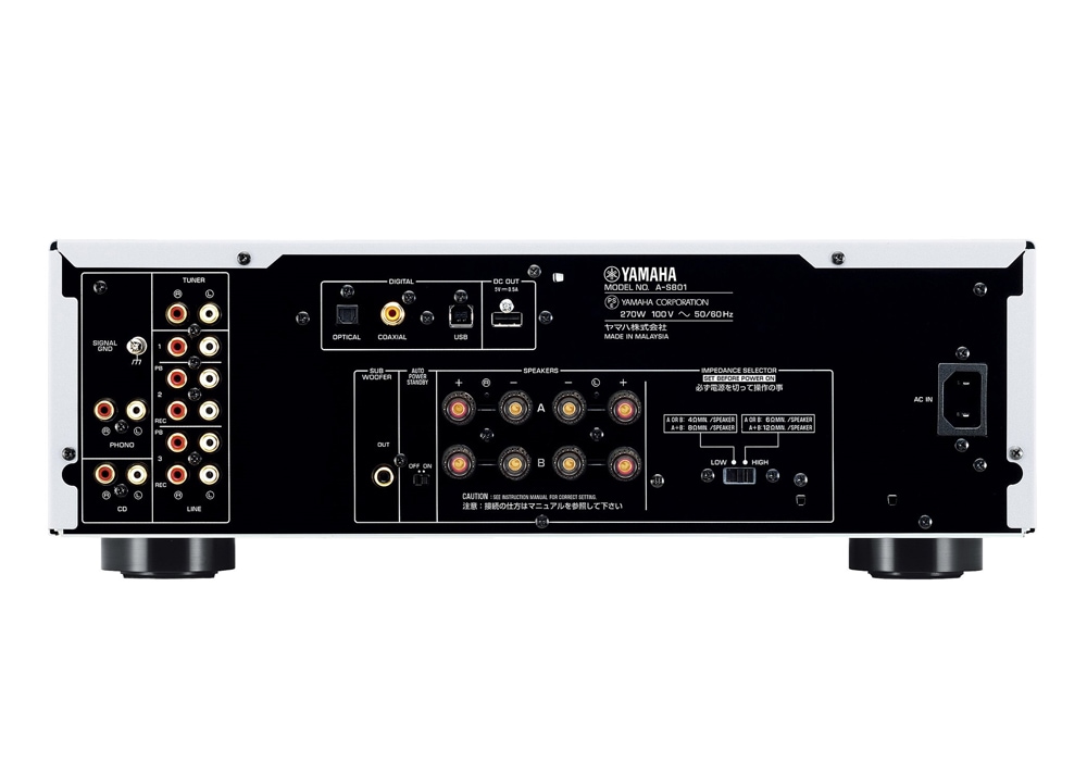 YAMAHA - A-S801/シルバー（USB/DAC搭載・プリメインアンプ）《e