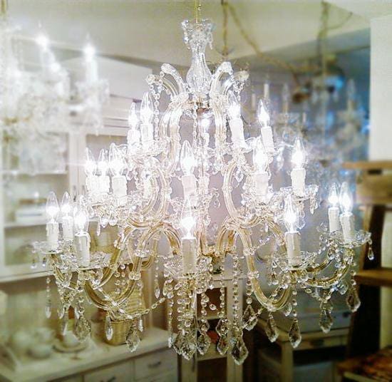 イタリア製クリスタルシャンデリア 25灯(W950×900mm) | EL JEWEL