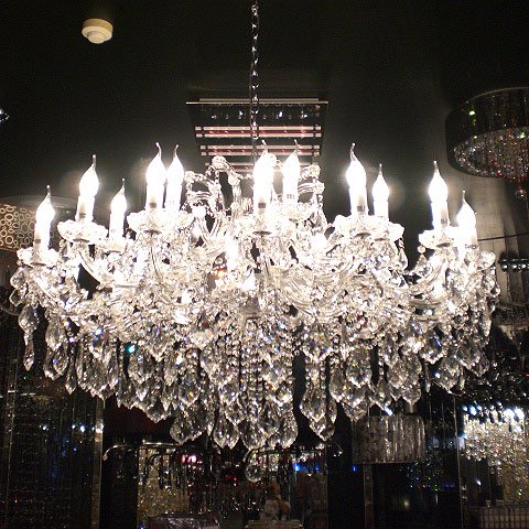大型クリスタルシャンデリア 24灯（φ1200×H650mm) | EL JEWEL