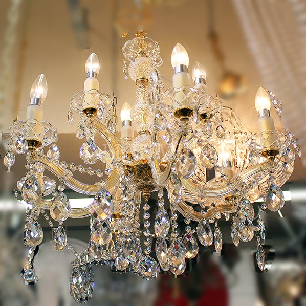 マリアテレサ型クリスタルシャンデリア9灯（W680×H600mm） | EL JEWEL