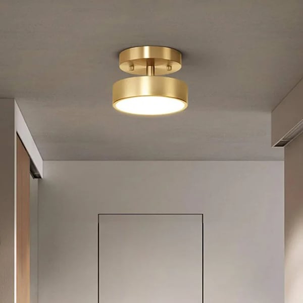 リーズナブル】モダン照明 LEDシーリングライト ゴールド（φ200