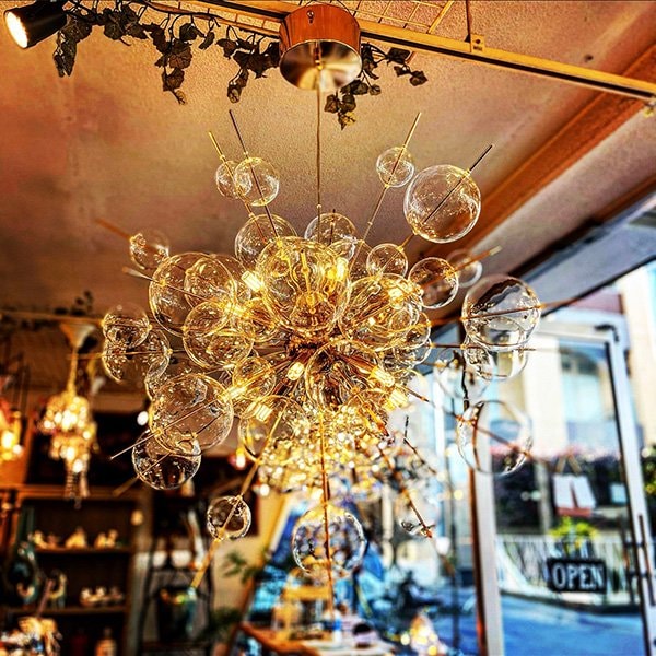 バブルシャンデリア 12灯 ゴールド（φ750mm） | EL JEWEL