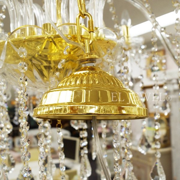 2台在庫有！】シャンデリア12灯 ゴールド（φ1200×H830mm） | EL JEWEL
