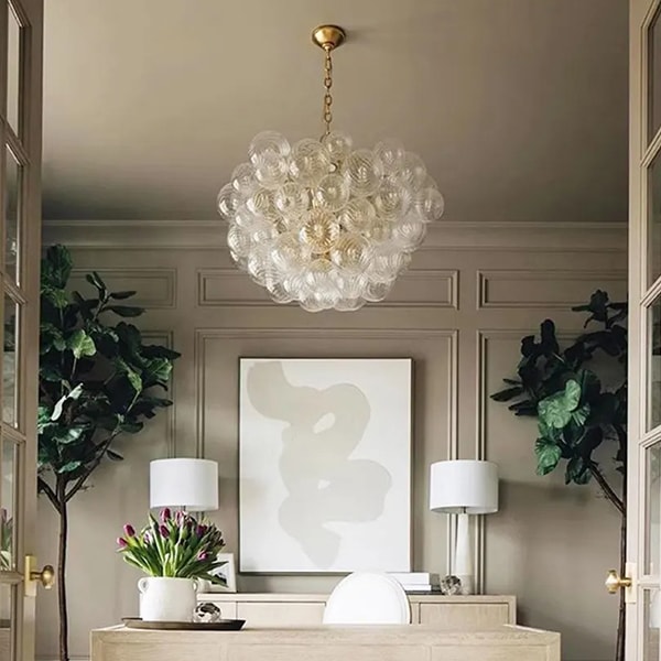 デザイン照明 LEDガラスボールペンダントライト（W600～1600mm） | EL