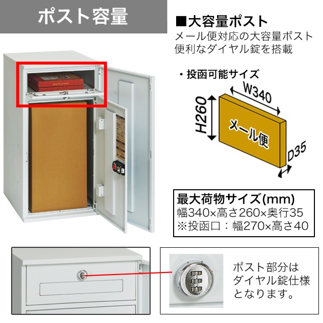 宅配ボックス・ポスト付き機能門柱 VANT550 ヴァント550 ノワール VAN1
