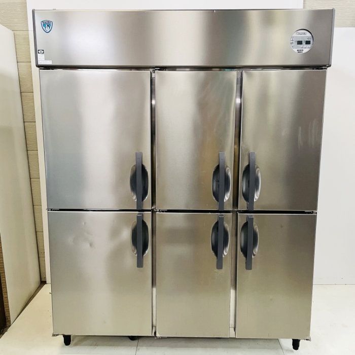 中古】 縦型冷凍冷蔵庫 503S2-EX 大和冷機 2021年 6枚扉 業務用 2凍4蔵