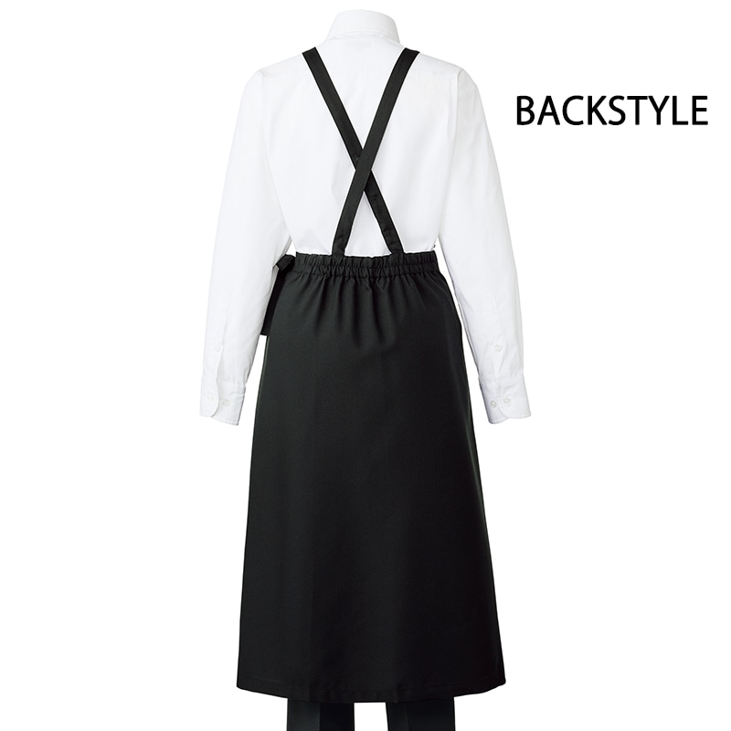 公式] ドレス風胸当てエプロン AS-5288