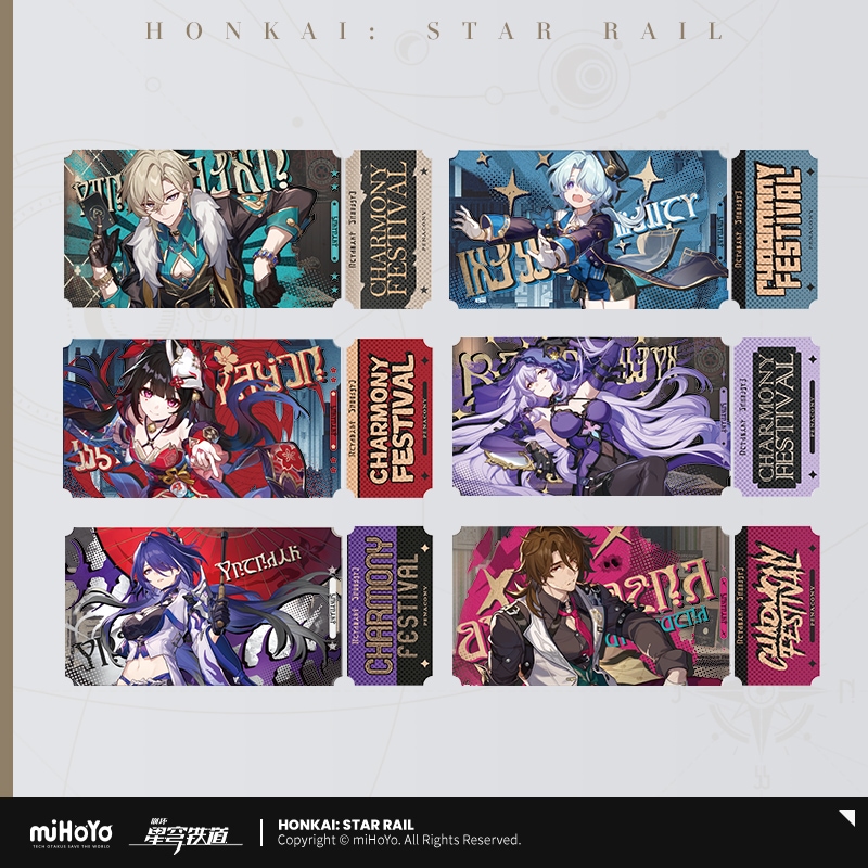 崩壊：スターレイル 宴への招待シリーズ アクリルコレクションカード