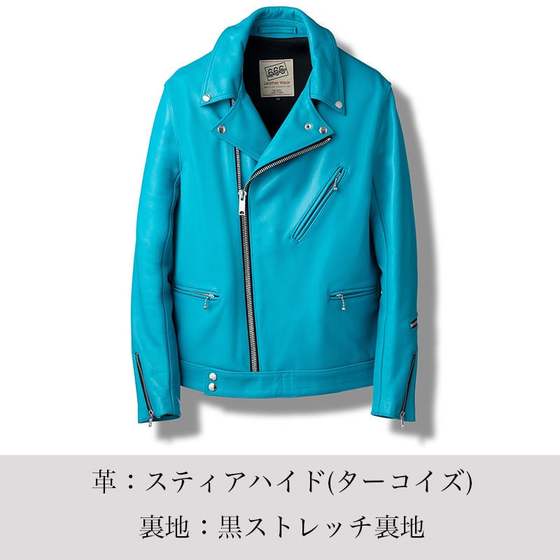 LJM-8 フロントフラップ ライダースジャケット｜『666』パンクロック