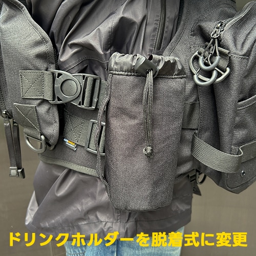 ネコポス不可】 fimoオリジナルライフジャケットver.4【ブラック