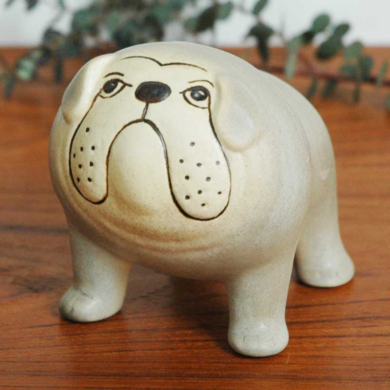 Bulldog(ブルドッグ）・Mサイズ/オブジェ/Lisa Larson(リサ ラーソン