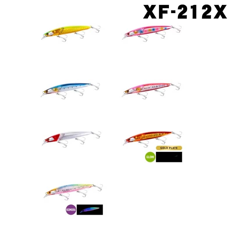 シマノ XF-212X 熱砂 ヒラメミノー120S フラッシュブースト【メール便