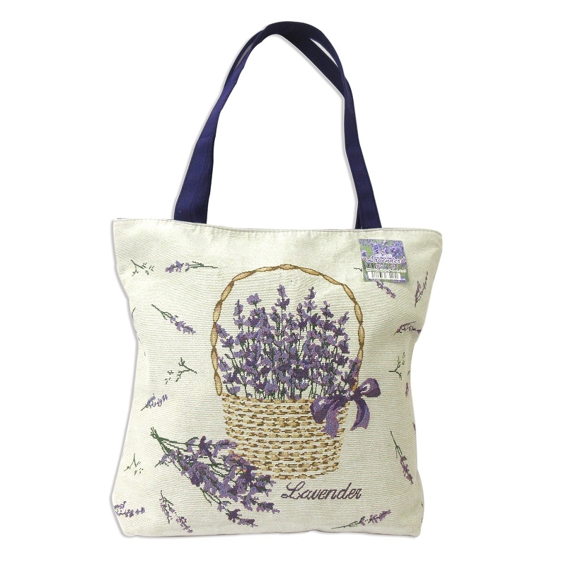 ラベンダー トートバッグ No.607-218 | 世界の価値ある商品をお客様の
