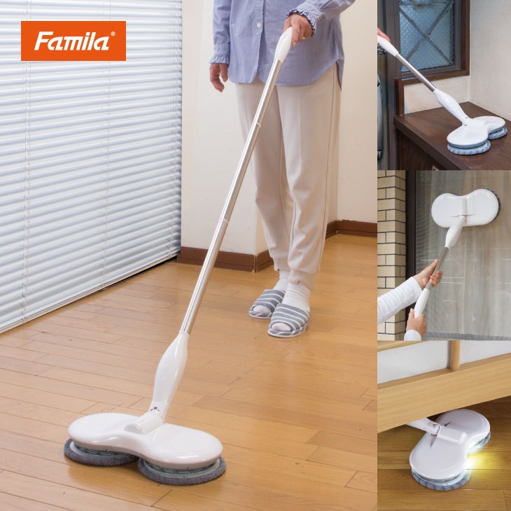ファミラ 電動モップ スピンマジック 8点セット｜ファミリー・ライフ