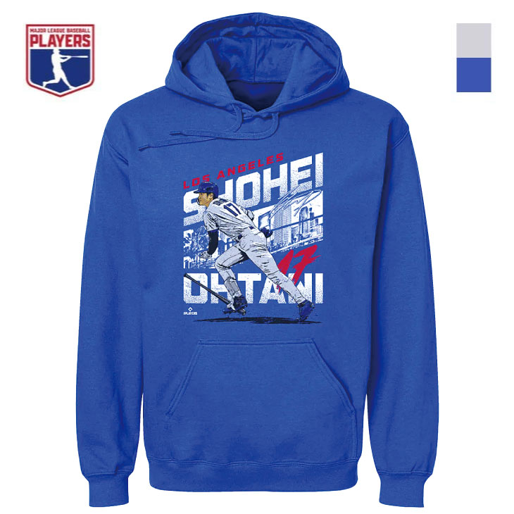 MLBPA公式ライセンス 大谷翔平 グラフィックパーカー ドジャース