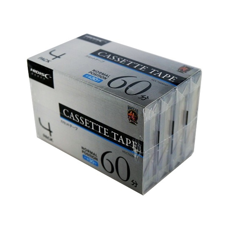 カセットテープ60分 4本組 HDCT60M4P｜ファミリー・ライフ公式通販