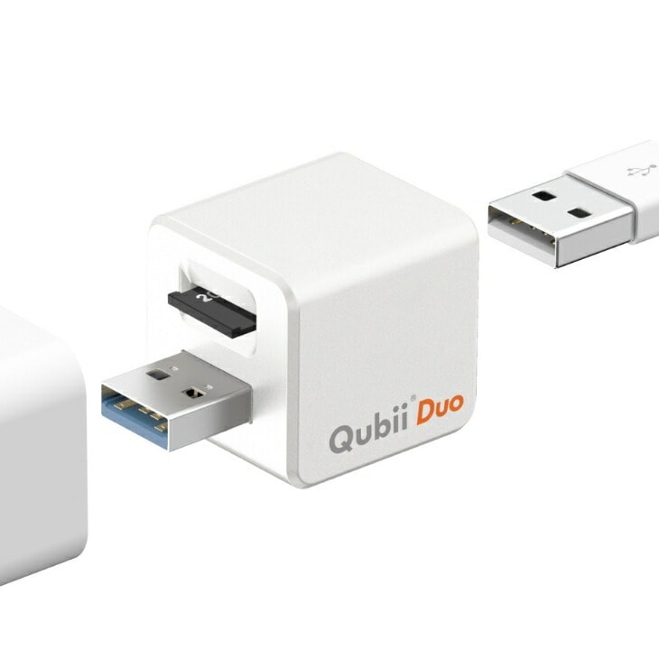 スマホの画像 動画自動バックアップ キュービィ デュオ｜ファミリー