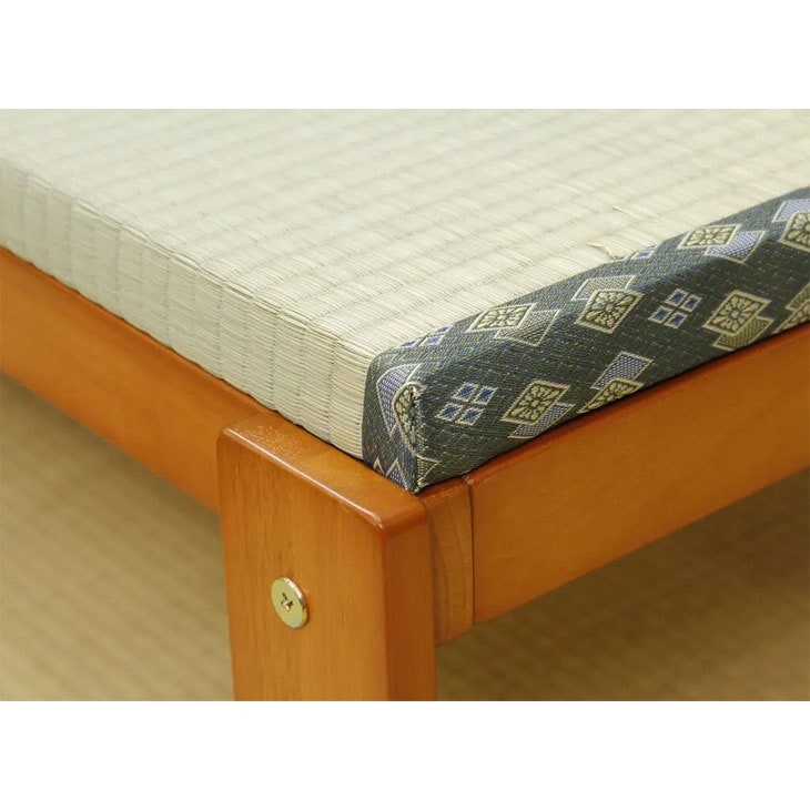 日本製 中居木工 らくらく折りたたみ式畳ベッド ワイド NK-2710