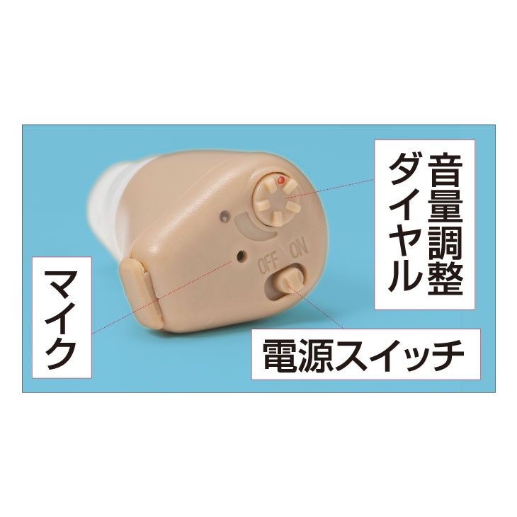 充電式楽らく耳穴集音器 音響さん｜ファミリー・ライフ公式通販