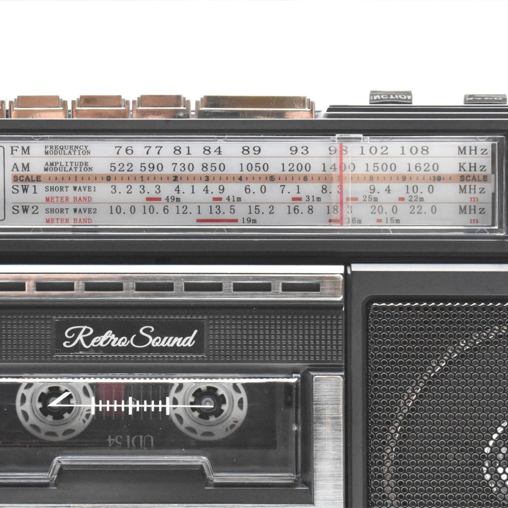 レトロサウンド・ラジオ・カセット・レコーダー RTR-S66｜ファミリー