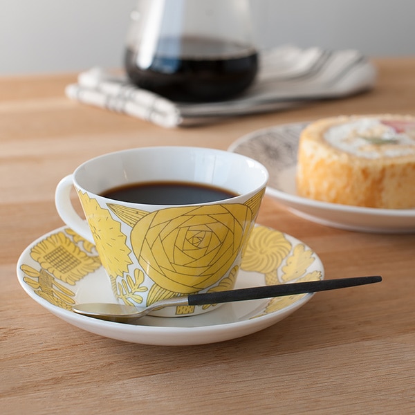 april コーヒーカップ＆ソーサー（グスタフスベリ／GUSTAVSBERG×鹿児島