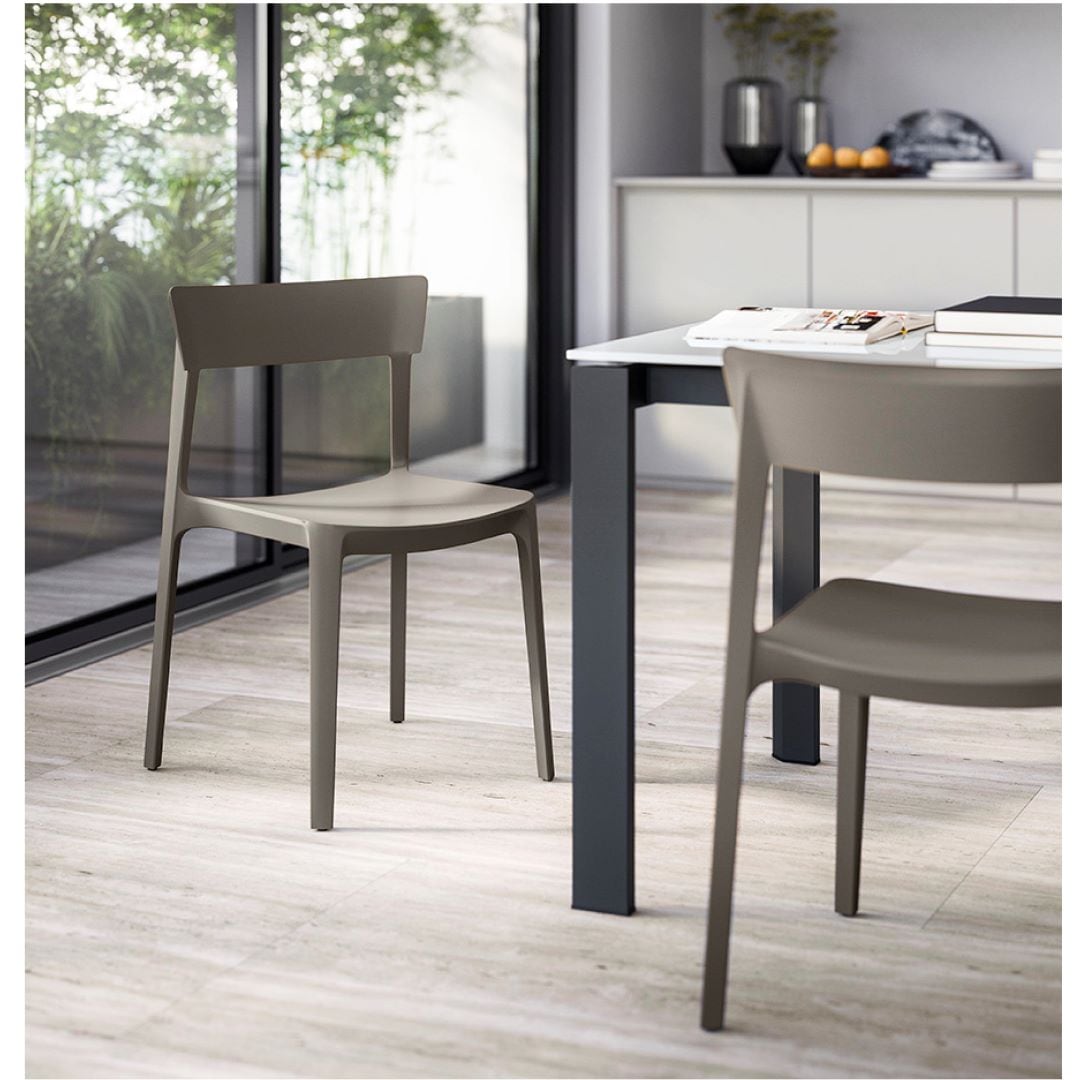 ダイニングチェア Calligaris カリガリス Chair SKIN CS/1391トープ