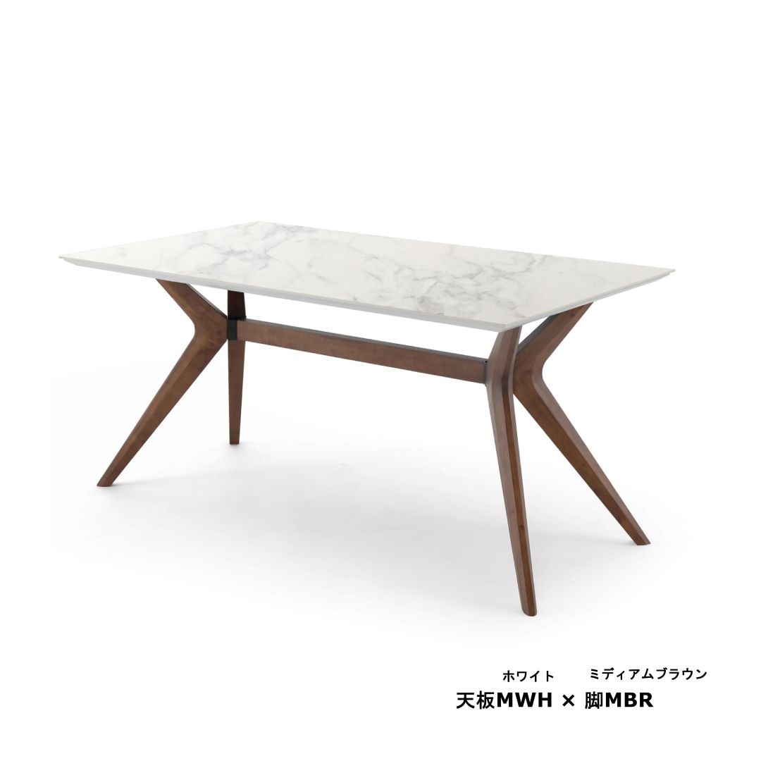 セラミック天板】ダイニングテーブル フェイム 幅150cm・180cm 天然木