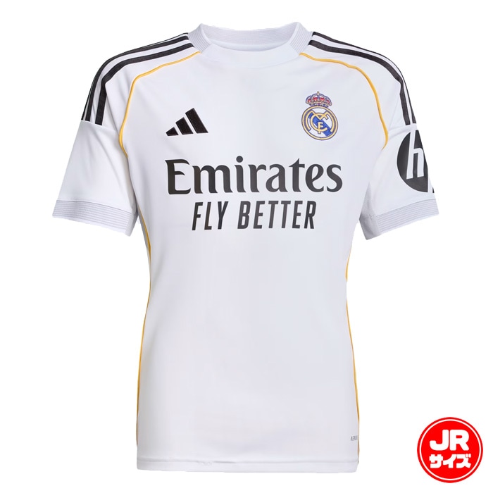 アディダス キッズ レアル・マドリード 25/26 ホーム ユニフォーム