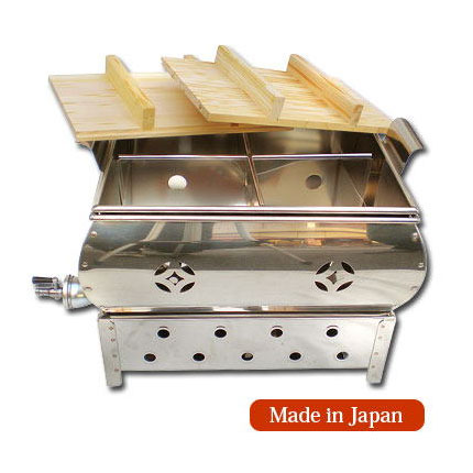 ガス式おでん鍋 4仕切｜業務用おでん鍋の通販-藤田道具