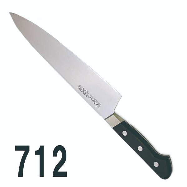 庖丁各種｜ミソノUX10 牛刀（両刃）712｜藤田道具