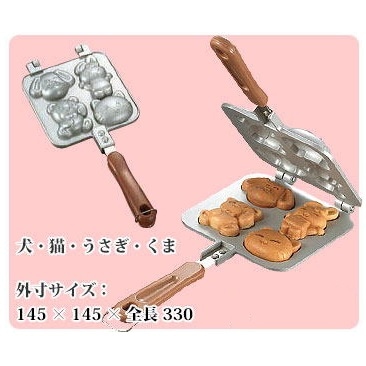 アルミ動物人形焼｜たい焼き道具｜藤田道具