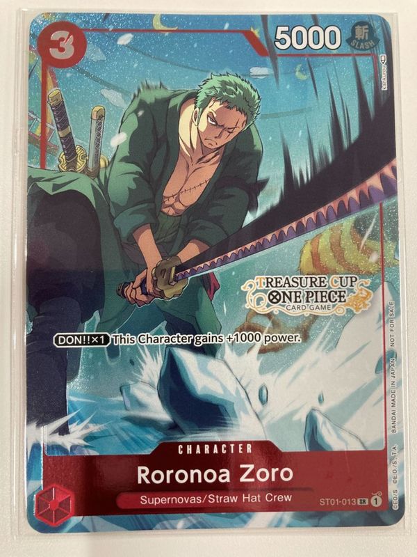 英語版】ST01-013 ロロノア・ゾロ SR【TREASURE CUP】【未開封