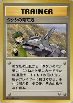 PK-PMCGPG1T タケシの育て方 【ニビシティジム タケシ】 | ポケモン