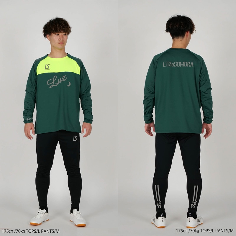 ルースイソンブラ/LUZ e SOMBRA 裏起毛ジャージトップス/LS 2WAY