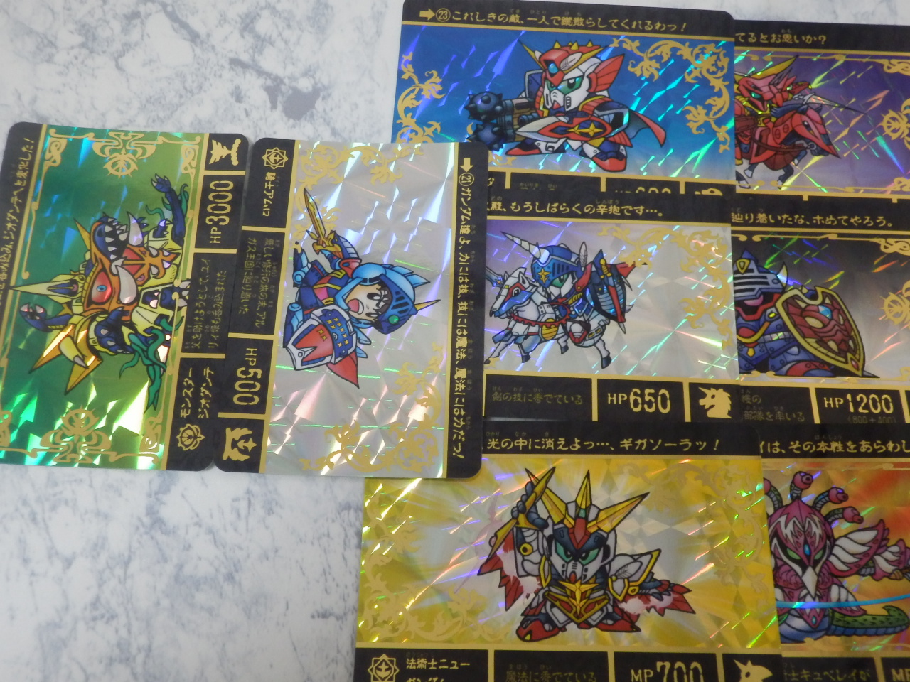 カードダスで振り返るSDガンダム外伝4 アルガス騎士団編 後半