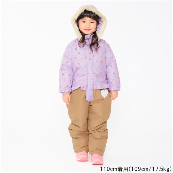チェリー柄切替スノーコンビ スノー｜子供服・ベビー服の通販はこども