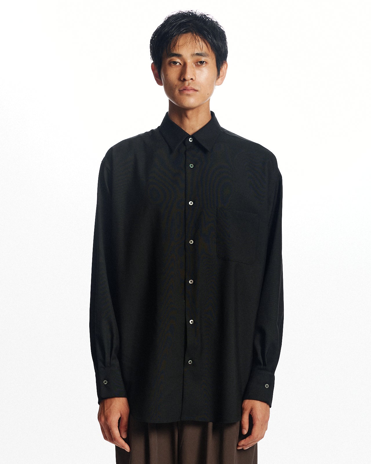 オーガニックウール2/80トロピカル / コンフォートフィットシャツ