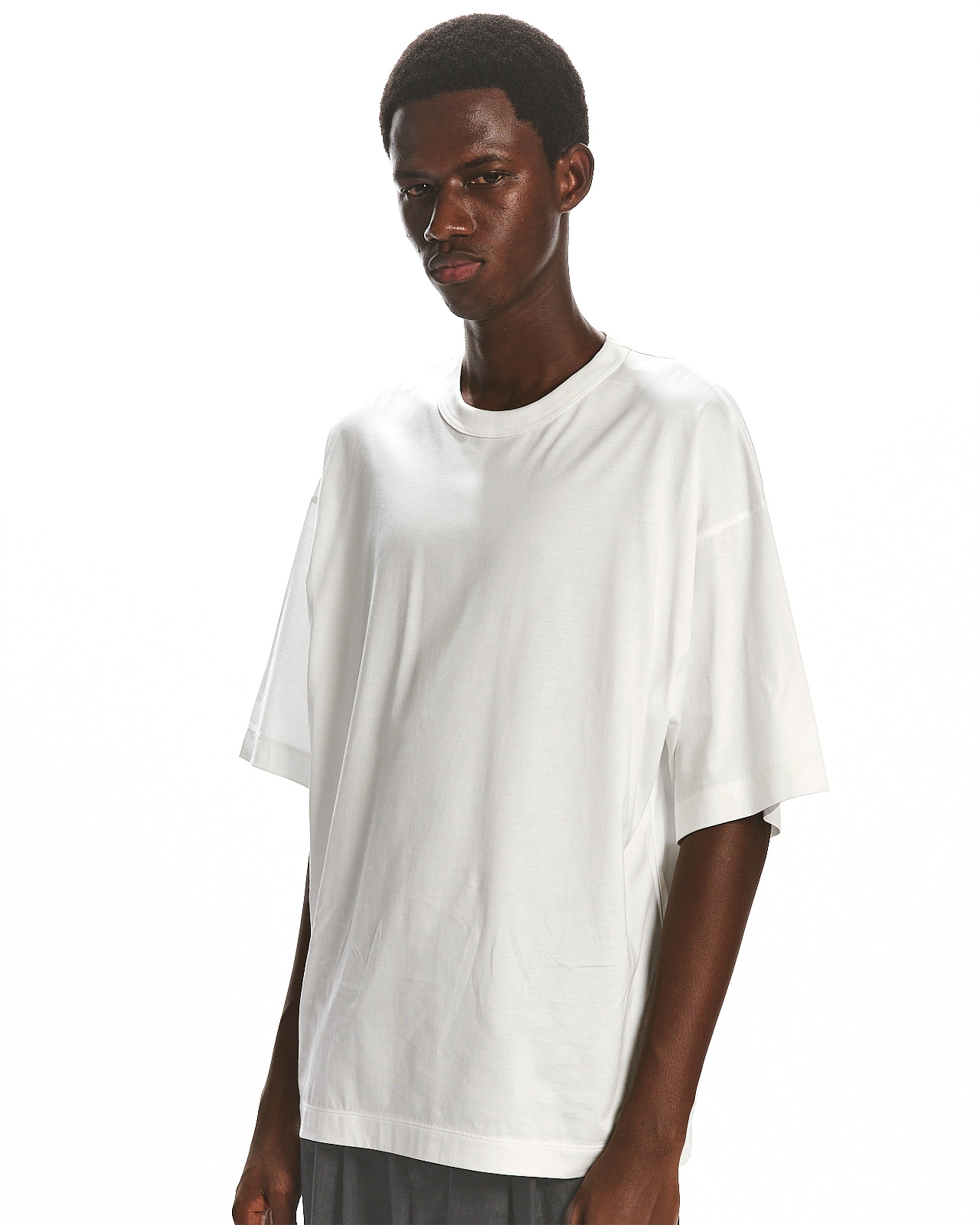 オーガニックGIZA 80/2天竺 / コンフォートフィットTee, White – MARKAWARE