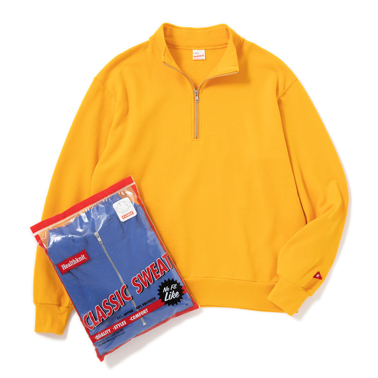 Healthknit | ヘルスニット クラシックスウェット ハーフジップ長袖