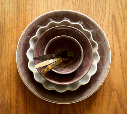 カレー皿にも。オイスターボウル丸深皿24cm | マテュースの卸販売