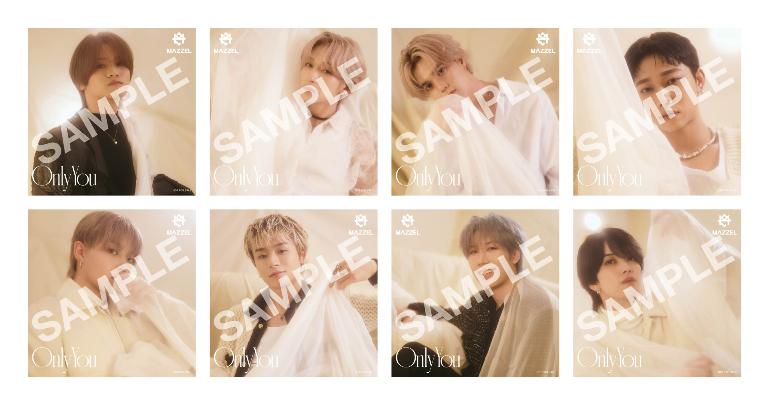 2025年11月26日(水)発売 MAZZEL 4th Single “Only You” 購入特典の絵柄