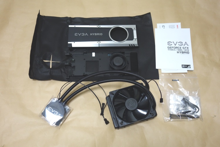 TITAN X (Pascal)・GTX 1080 Ti向け簡易水冷化キット EVGA 400-HY-5388