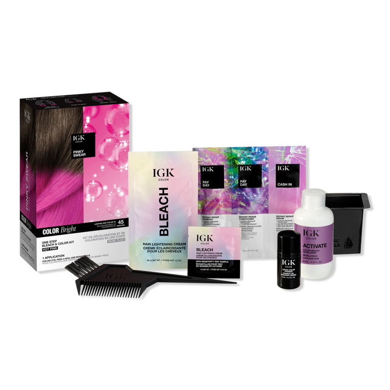 IGK - Pinky Swear Color Bright One Step Bleach & Color Kit | Ulta