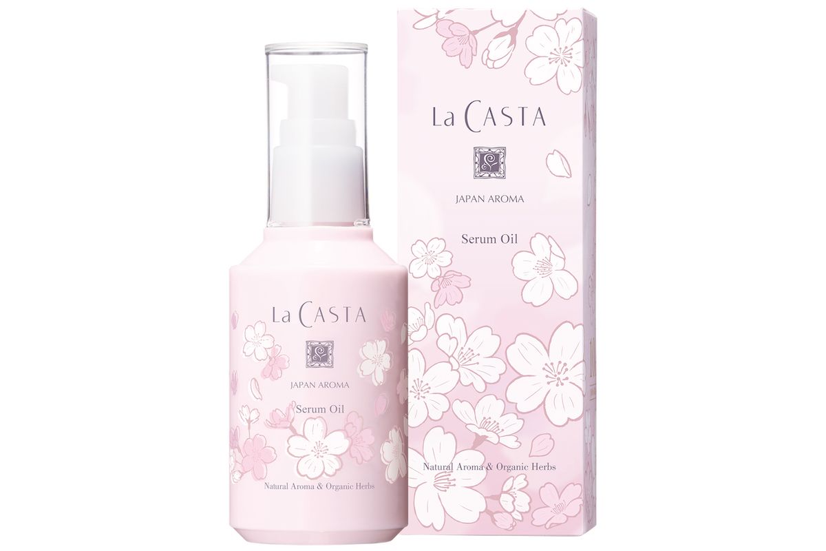 今年で10回目。桜の香りを表現したラ・カスタの春限定ヘアケアセットが