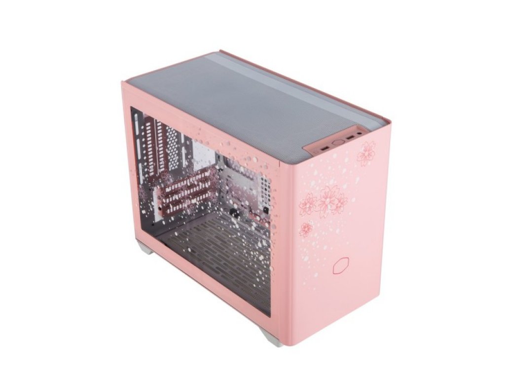 数量限定のカワイイケース、ピンクカラーに桜柄デザインを施したMini