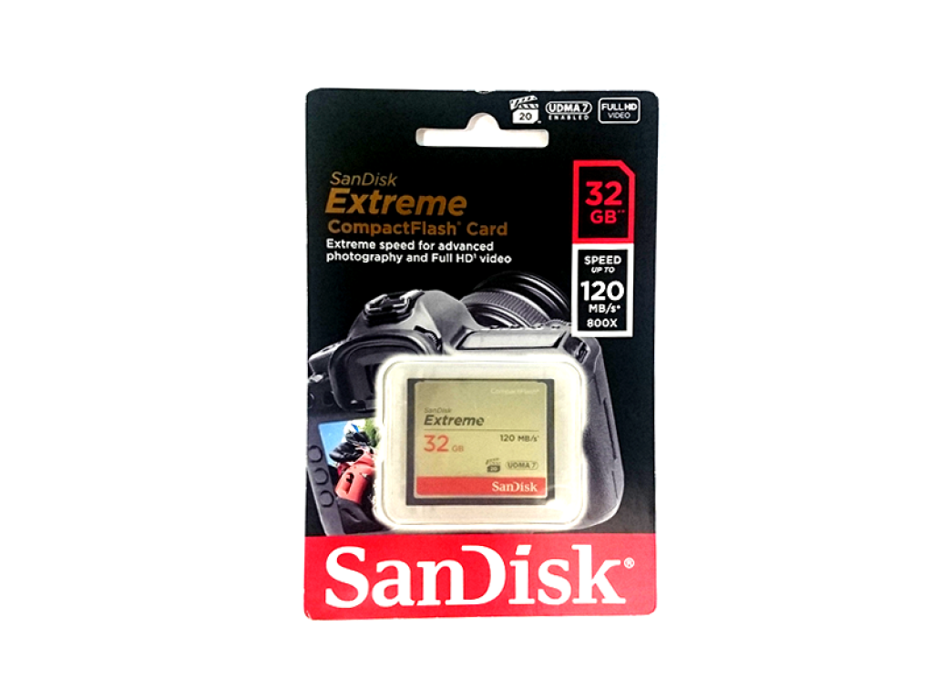 SanDisk SDCFXSB-032G-G46 Extreme コンパクトフラッシュ 32GB 800倍速