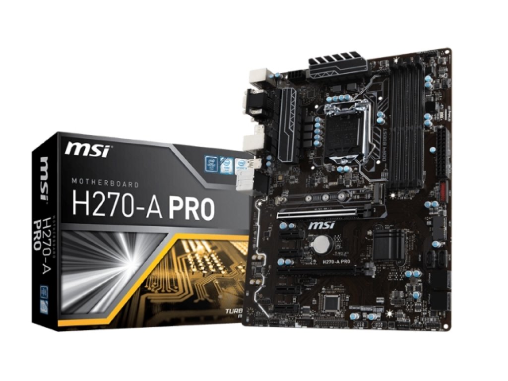 H270搭載、PCIeスロット割増のビジネス向けLGA1151対応ATXマザーボード